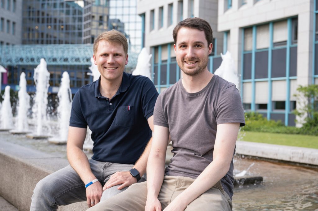 die beiden Gruender von Deep-Tech Startup Persival