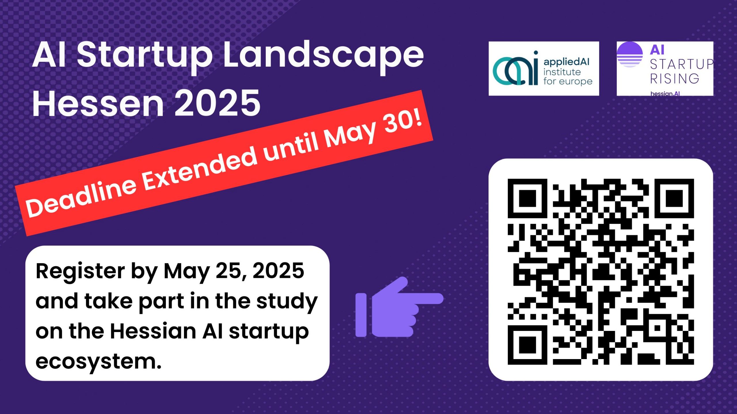 Call for participation in the AI Startup Landscape Hessen 2025 AND the AI Startup Landscape Germany