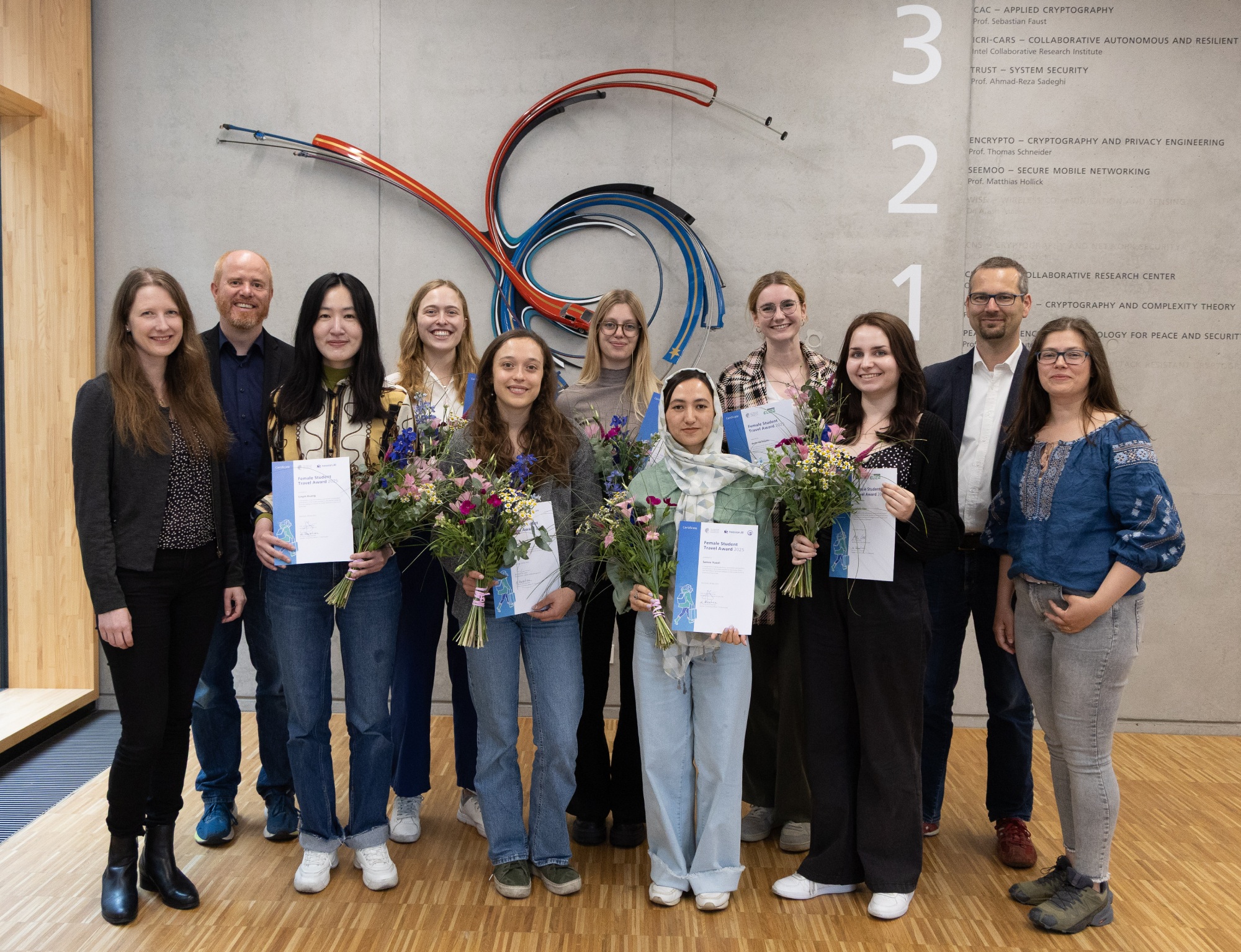 Seven Students Honored with the Female Student Travel Award 2025